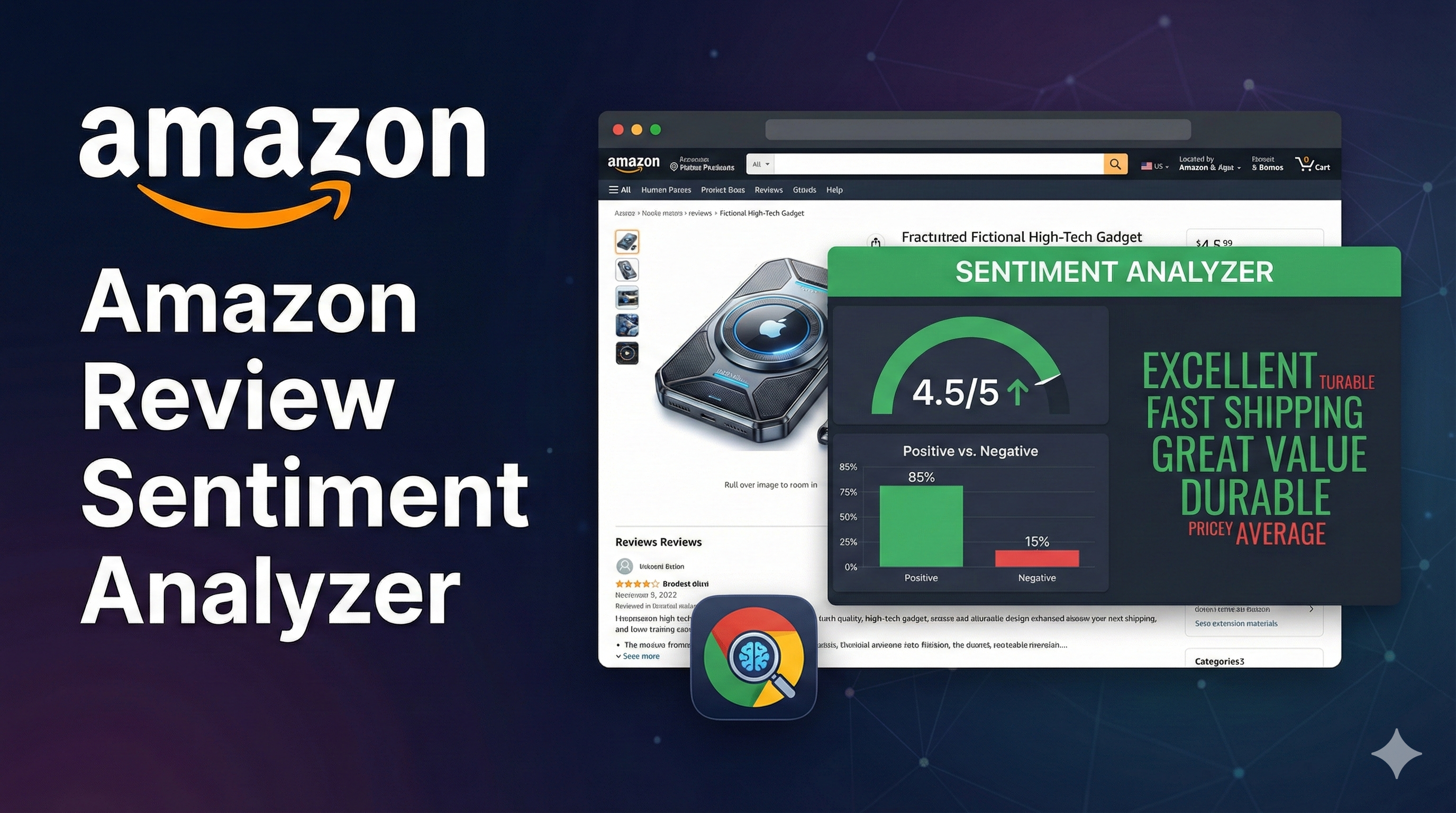 Amazon Review Sentiment Analyzer picture